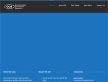 Tablet Screenshot of constructioncontractorservices.com